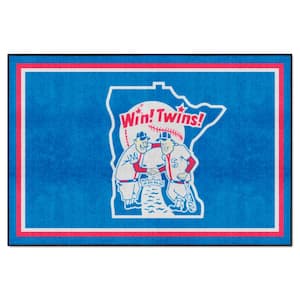 Minnesota Twins 5ft. x 8 ft. Plush Area Rug