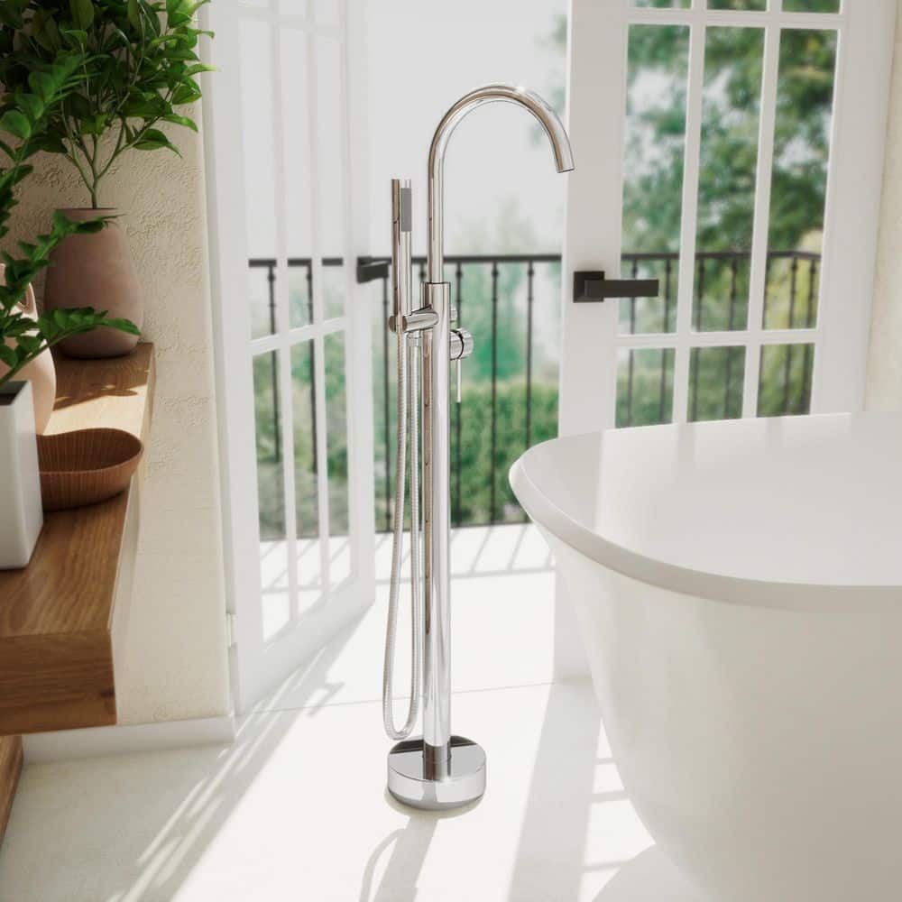 DreamLine Havana Single-Handle Freestanding Tub Faucet with