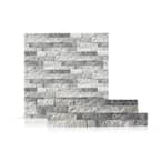 Alaska White 6 x 24 in. Natural Stacked Stone Veneer Panel Siding Exterior/Interior Wall Tile (2-Boxes/12.84 sq. ft.)