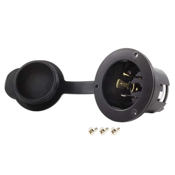 20A 125/250V L14-20P Power Input Inlet with Weather Cover