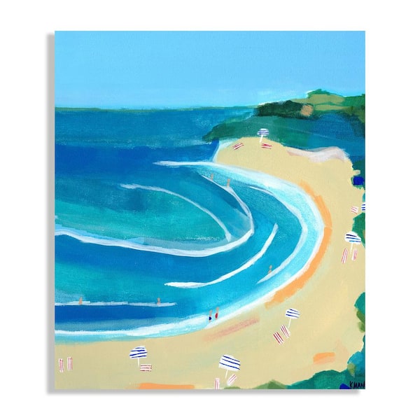 Melissa Van Hise Beach Perspective I by Kate Mancini Unframed Canvas Art Print 30 in. x 26 in.