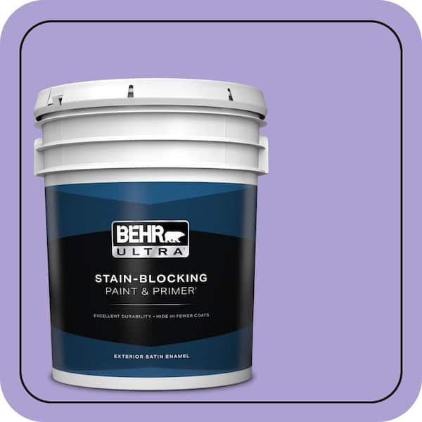 BEHR ULTRA 5 gal. #P560-4 Magic Wand Satin Enamel Exterior Paint & Primer