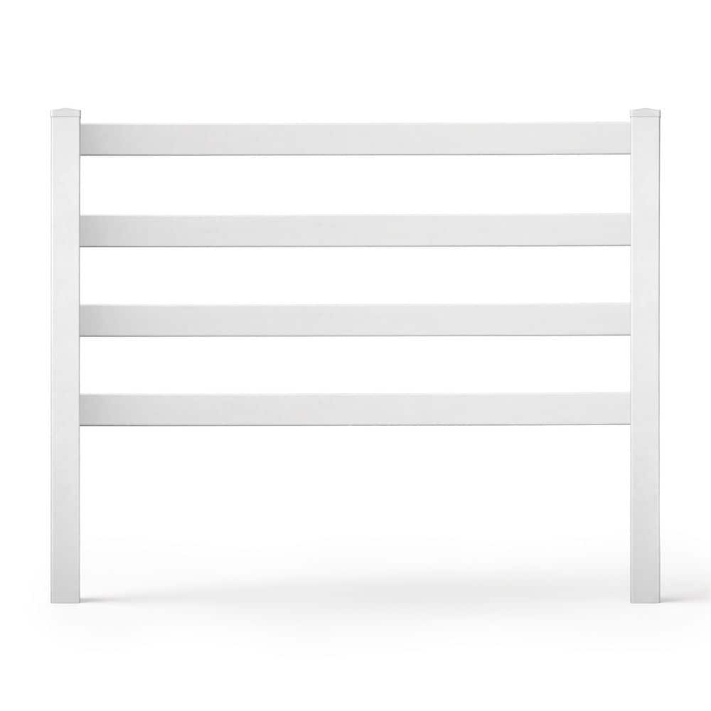 5 in. x 5 in. x 7 ft. Vinyl Fence Post (48 ft. W Ranch Fence Set with Rails Included) price history on PriceWatchPro