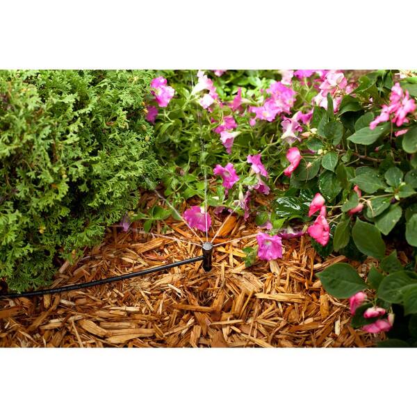 Rain Bird Drip Micro-Bubbler On Stake – 180° Pattern, 0-3 Ft Spray Distance, 52 Pack