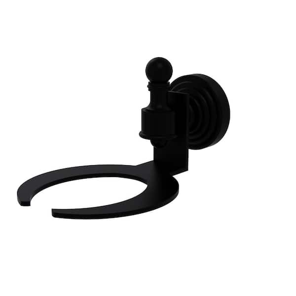Allied Brass Retro-Wave Collection Wall Mounted Standard Soap Holder in Matte Black