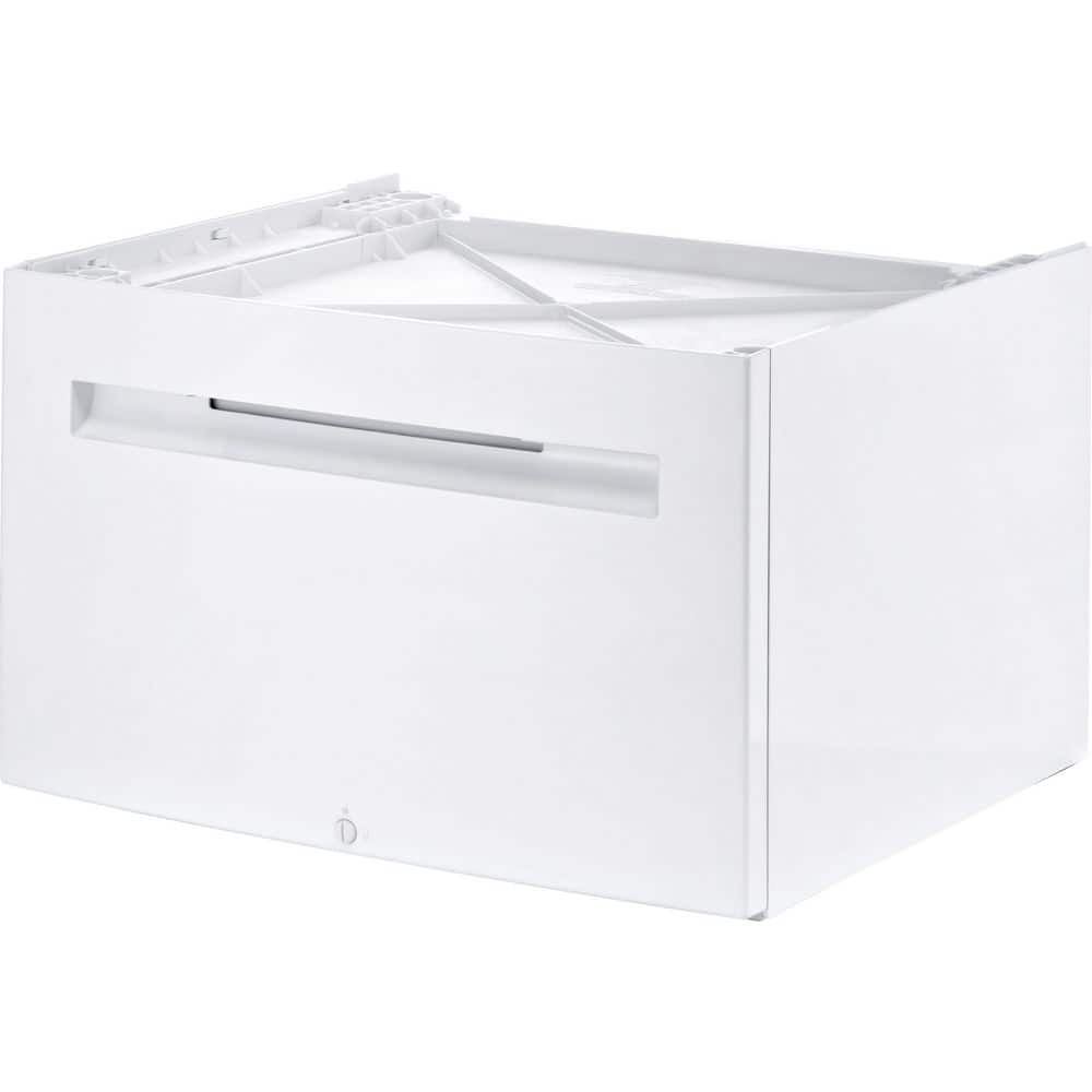 24 in. Laundry Pedestal in White with Storage Drawer for Dryer price history on PriceWatchPro