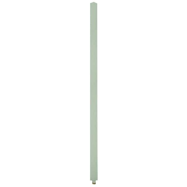EVERMARK Stair Parts 41 in. x 1.1/4 in. 5060 Primed Full Square Craftsman Wood Baluster for Stair Remodel
