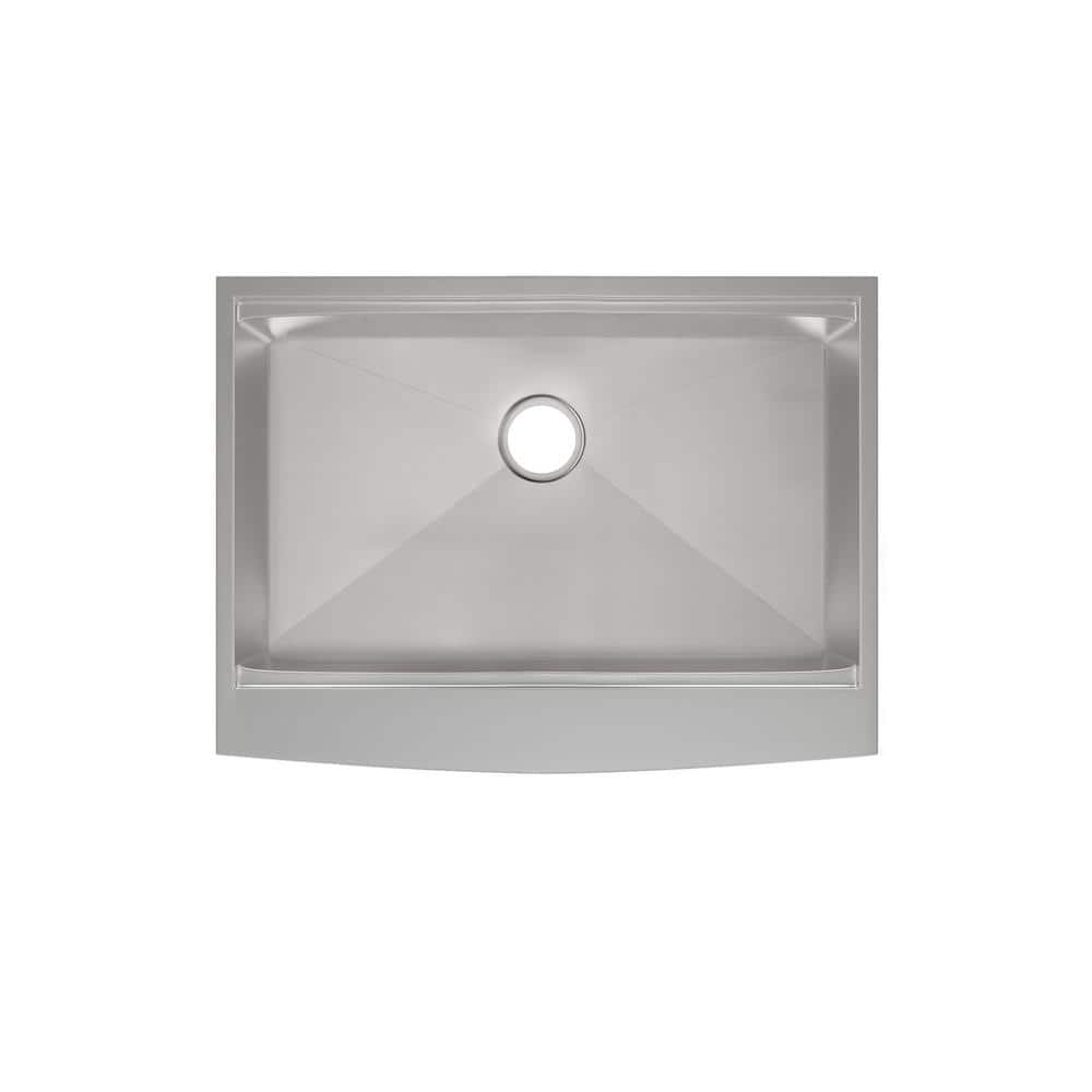 Rivage 30'' Stainless Steel Single Basin Apron Sink with Accessories