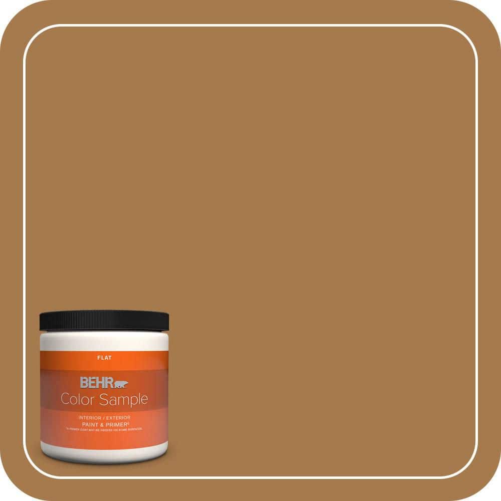 8 oz. Home Decorators Collection #HDC-CL-18A Butter Caramel Flat Interior/Exterior Paint & Primer Color Sample price history on PriceWatchPro