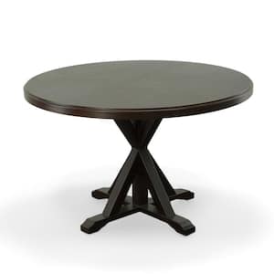 Monet Espresso X-Base Dining Table