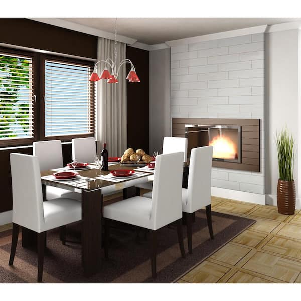 MSI Nora Ice Ledger Panel 6 in. x 24 in. Textured Matte Porcelain Wall Tile (528 sq. ft./Pallet)