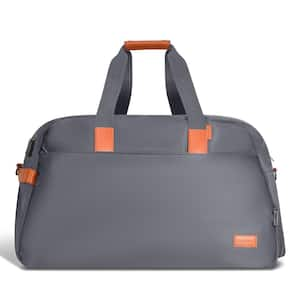 The Weekender 21 in. Grey USB-Charging Water-Resistant Duffle Bag