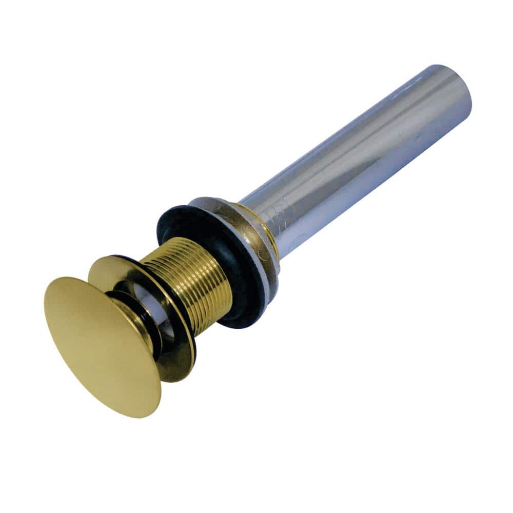 Push Pop-Up Bathroom Sink Drain without Overflow, Brushed Brass price history on PriceWatchPro