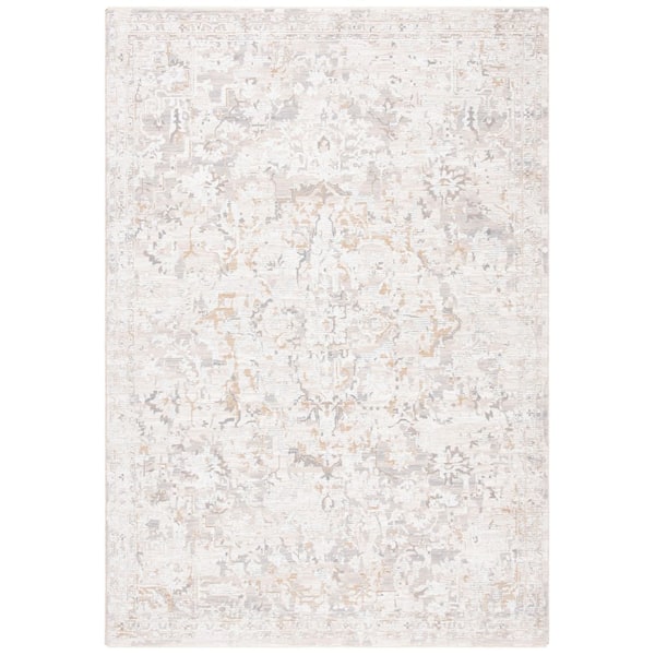 SAFAVIEH Martha Stewart Sabrina Ivory/Beige Doormat 3 ft. x 4 ft. Abstract Gradient Area Rug