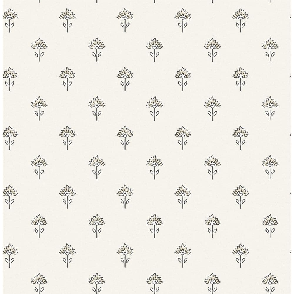 Surdiva Ivory White Floral Fan Wallpaper Sample price history on PriceWatchPro