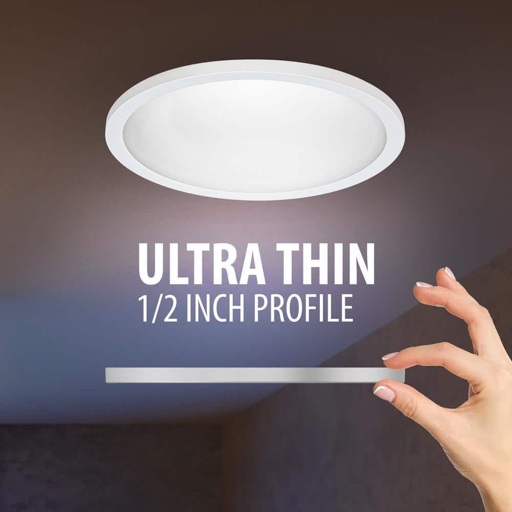Feit 7.5 Inch White Aluminum LED Retrofit Recessed Lighting