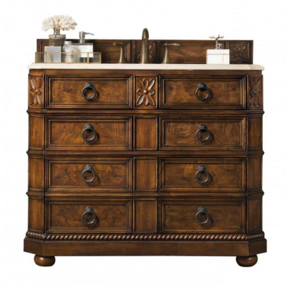 James Martin Vanities Regent 40.5 in. W x 22.8 in.D x 33.8 in.H Single Bath Vanity in English