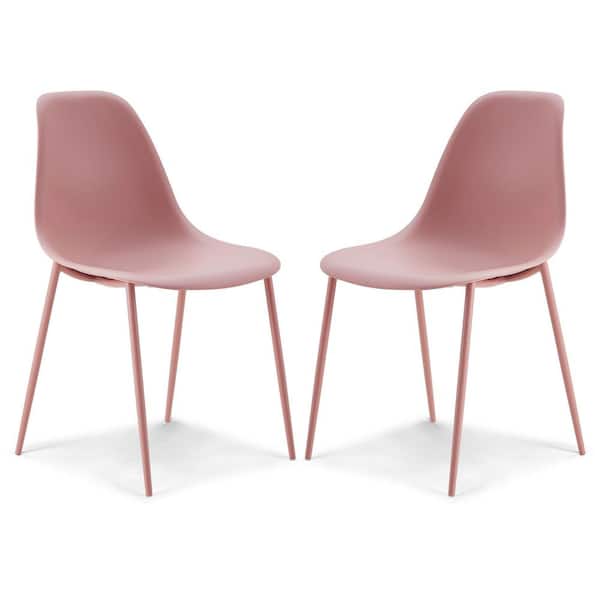 Poly and Bark Blush Pink Isla Chair (Set of 2)
