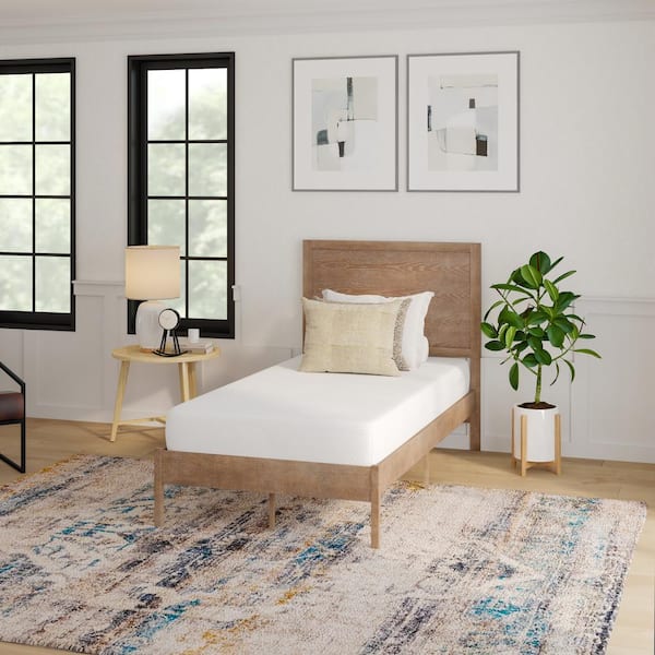 TAYLOR + LOGAN Twin Medium-Firm Memory Foam Tight Top 8 in. Bed-in-a-Box Mattress