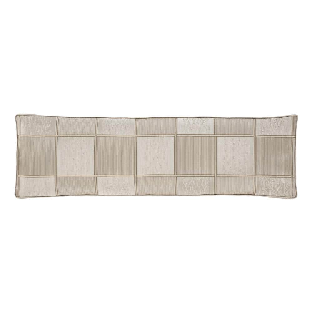 Benton Flax Polyester Bolster Decorative Throw Pillow 15 x 52 in.