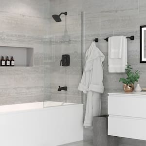 Bellance Single Handle 3-Spray Tub and Shower Faucet in Matte Black