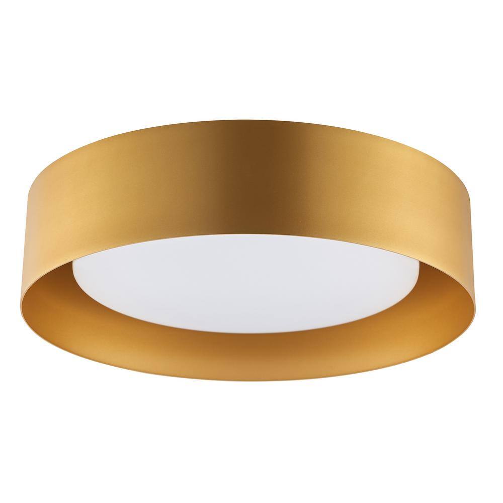 Bromi Design Lynch 15.75 in. 3-Light Gold Flush Mount B4106FG - The Home  Depot