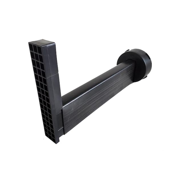 WALL DRAIN PRO Universal Retaining Wall Block Drain Black