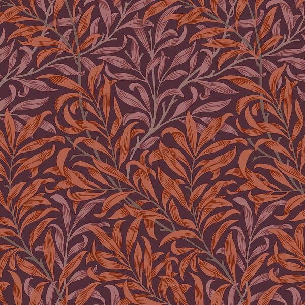 Boutique Willow Bough Plum Purple Wallpaper Sample