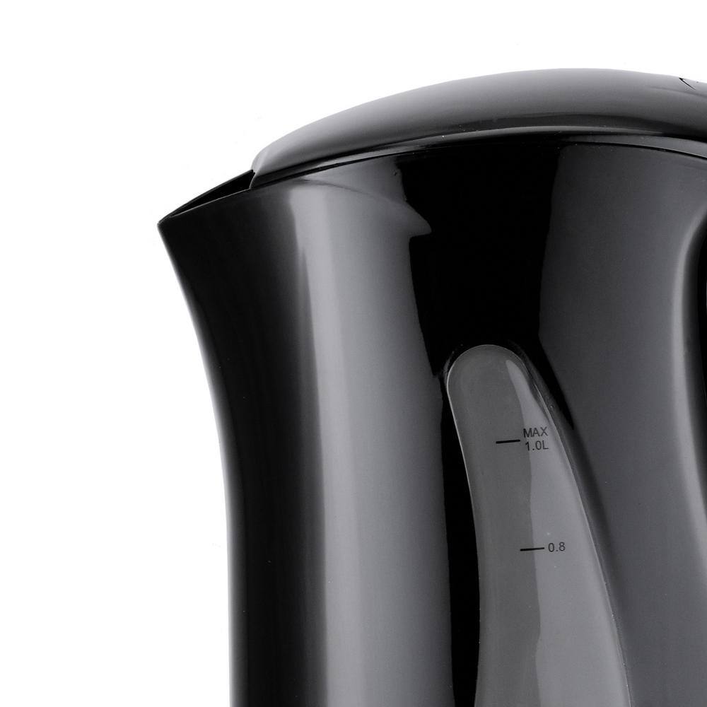 Brentwood Black BPA-Free 1-Liter Cordless Electric Kettle