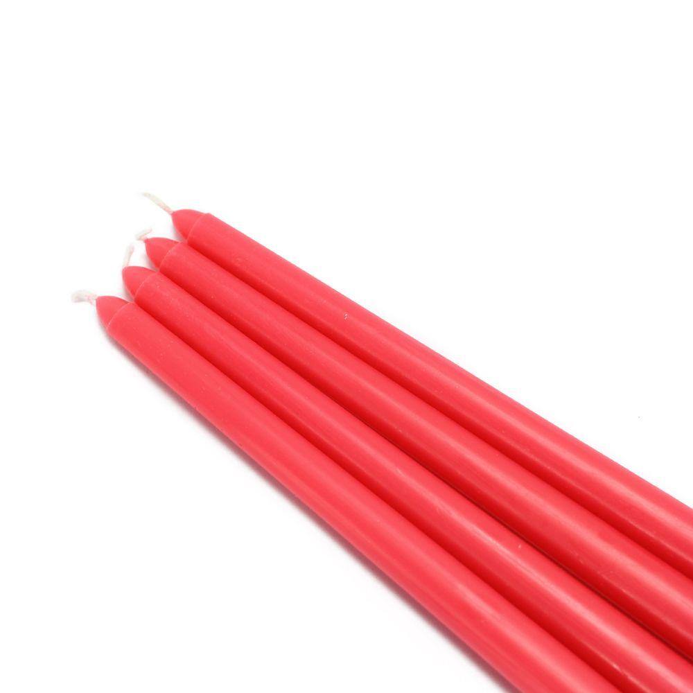 UPC 685024159349 product image for Zest Candle 12 in. Ruby Red Taper Candles (12-Set) | upcitemdb.com