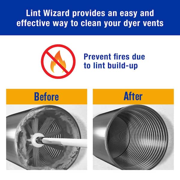 Eastman Lint Wizard 8-Foot Dryer Vent Cleaning Extension Rod Kit | 4 Flexible 2-Ft Rods | For Longer Vents - View #11