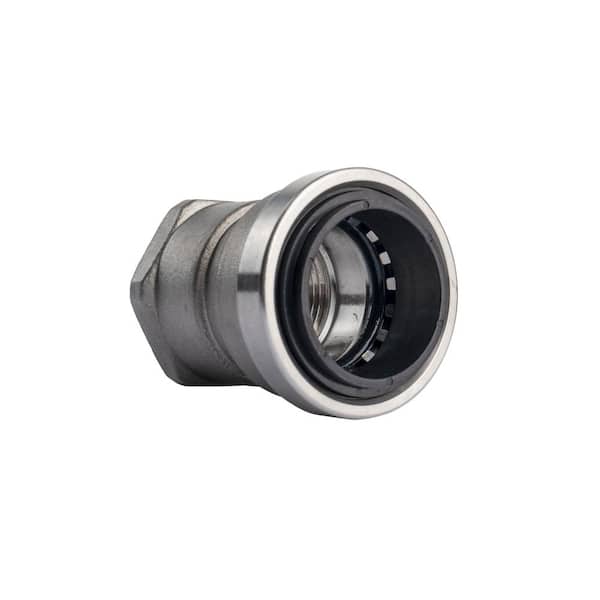 QUICKFITTING 1 in. Stainless Steel Push-to-Connect x FNPT (Female Thread) Adapter Fitting