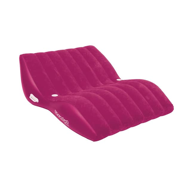 Airhead Sun Comfort Raspberry Red Cool Suede Double Zero Gravity Lounge