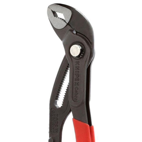 Knipex, 87 01 180, 7-1/4 Knipex Cobra Water Pump Pliers, Plastic Grip:  : Tools & Home Improvement