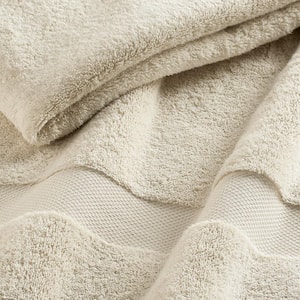 Ultra Plush Soft Cotton Almond Biscotti Ivory 6-Piece Bath Towel Set