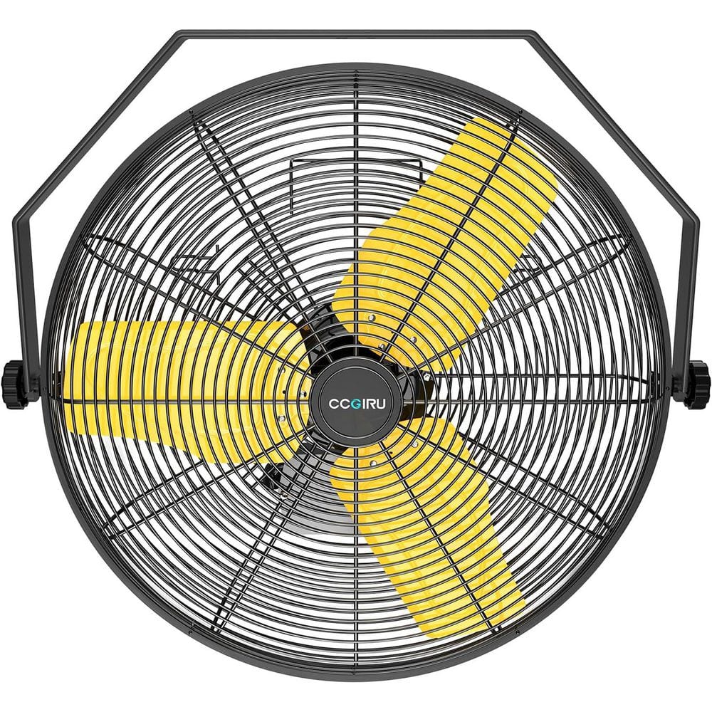24 in. Black Industrial Wall Fan – Wall Mount Fan 2 Speeds, 180° Tilt, Sealed Motor, UL Listed for Garage/Warehouse/Barn price history on PriceWatchPro