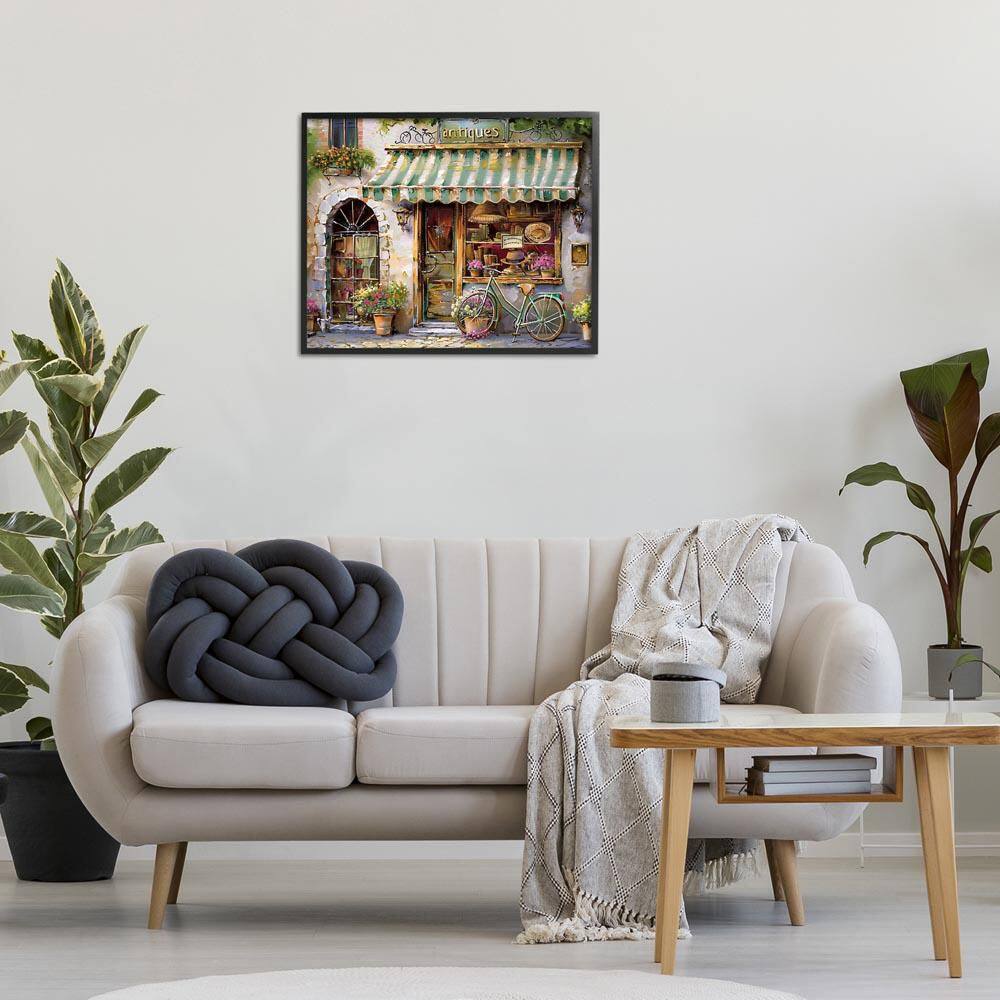 Charming Antique Shop by Arlington Prints Black Framed Architecture Giclee Art Print 24 in. x 30 in. price history on PriceWatchPro