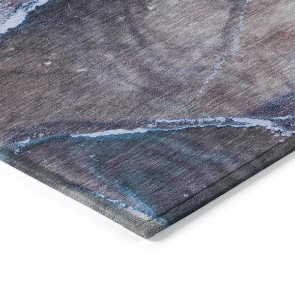 Chantille ACN525 Navy 10 ft. x 14 ft. Machine Washable Indoor/Outdoor Geometric Area Rug