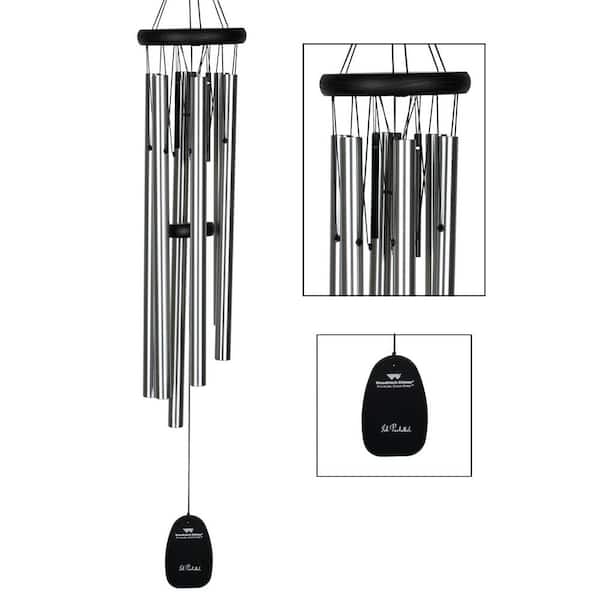 WOODSTOCK CHIMES Signature Collection, Pachelbel Canon Chime, 32 in. Silver Wind Chime