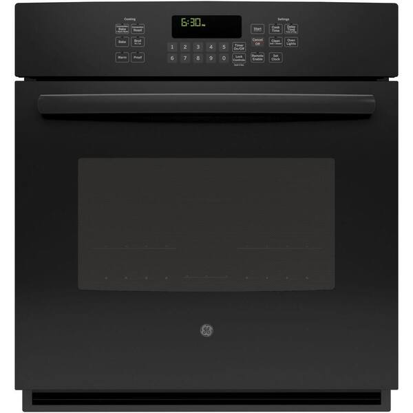 GE Profile 27 in. Single Electric Smart Wall Oven with Convection Self-Cleaning and Wi-Fi in Black