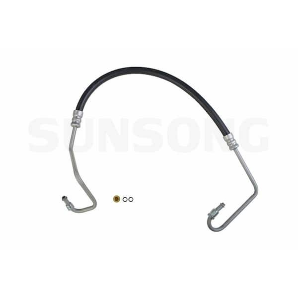 Sunsong Power Steering Pressure Line Hose Assembly - Pump To Hydroboost