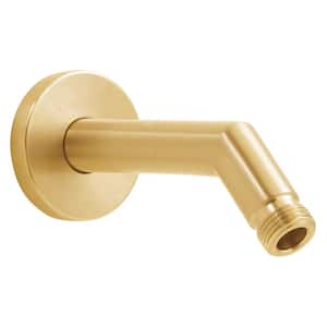 Neo 7 in. Shower Arm and Flange in Satin Brass