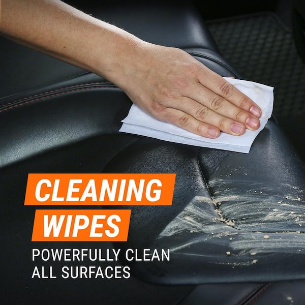 Luxury Driver All-Purpose Leather Wipes for Car Seats Leather Cleaning  Wipes, Leather Car Seat Cleaner, Leather Wipes for Couch, Car Interior,  Shoes