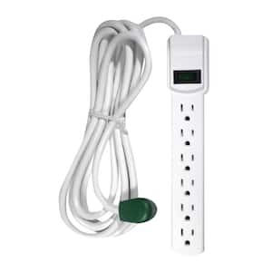 6 Outlet Surge Protector with 12 ft. Heavy Duty Cord