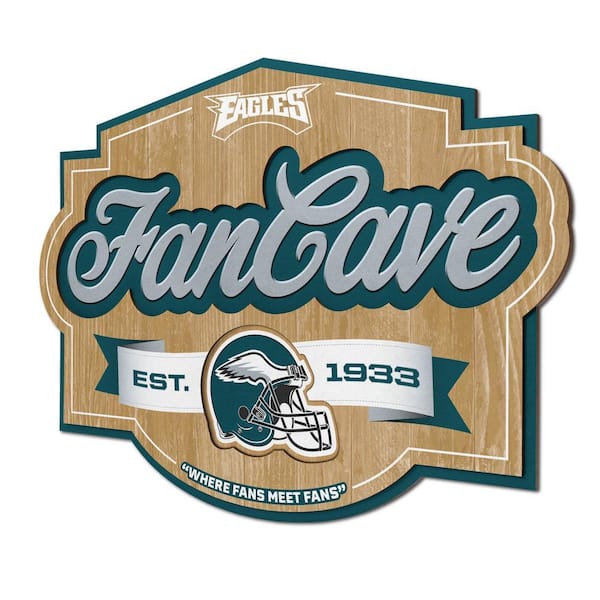 NFL Philadelphia Eagles Fan Cave Decorative Sign