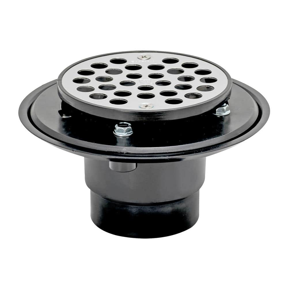 EZFLO 2 in. x 3 in. ABS Floor and Shower Drain 15342 The Home Depot