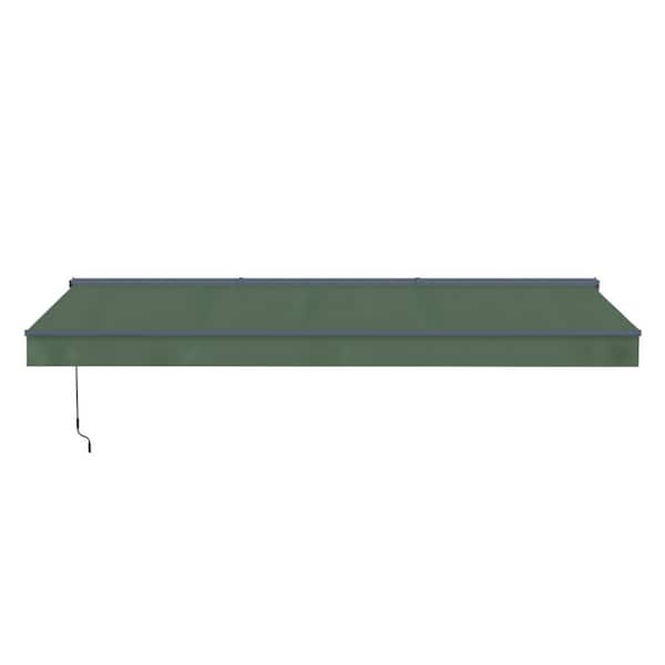 ALEKO 20 ft. Moroccan Semi Cassette Motorized Patio Awning 10 ft
