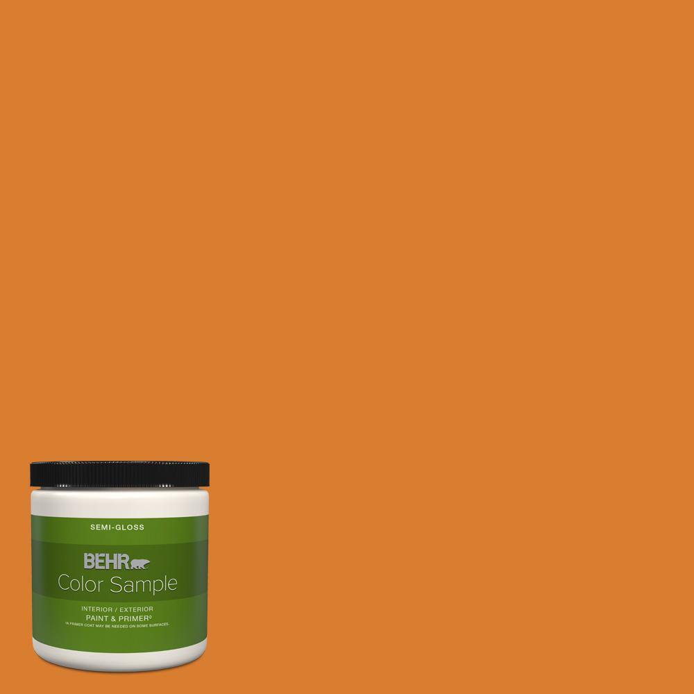 BEHR PREMIUM PLUS 8 oz. 270B7 Bonfire SemiGloss Interior/Exterior