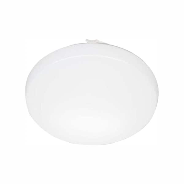 Lithonia Lighting 11 in. White LED Low-Profile Residential Round Flush Mount