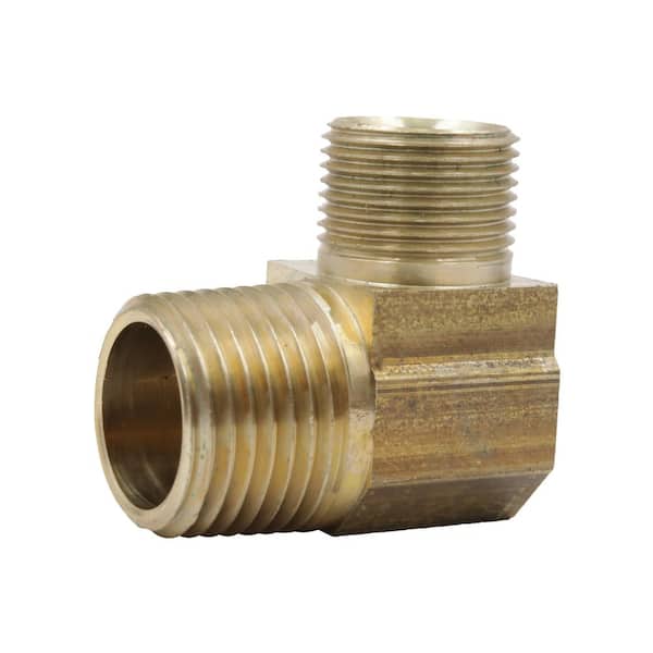 Everbilt 1/2 in. OD Compression x 1/2 in. MIP 90-Degree Brass Elbow Adapter Fitting